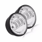 4 5 Inch Led Auxiliary Spot Light Fog Lamp Running Moto Harley